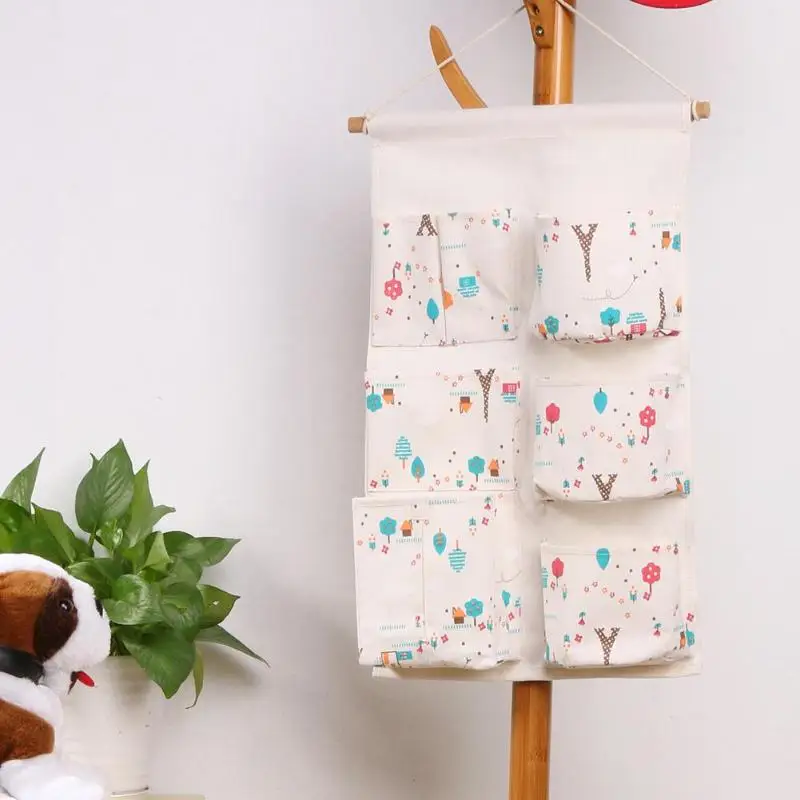 Мульти карманы настенный дверной подвесной мешок для хранения мелочей