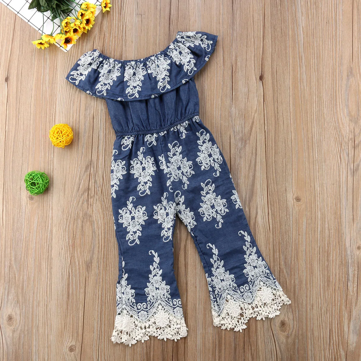 the new fashion lovely wild Embroidered Kids Baby Girl Sisters Lace One Piece Jumpsuit Romper Dress novel trend | Детская одежда и