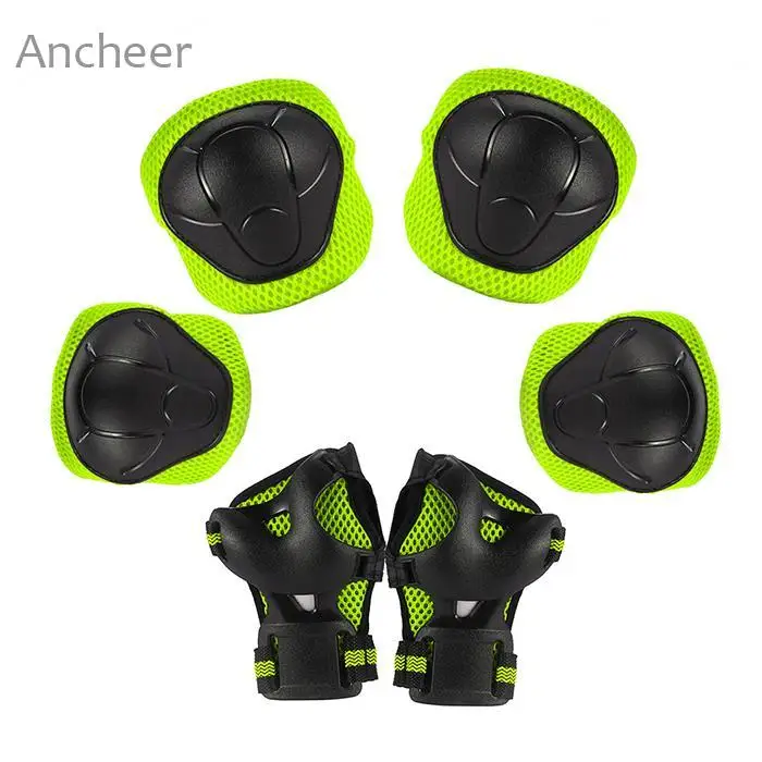 Защитный 6 Детский комплект Pad детские наручные локоть налокотники Шестерни |