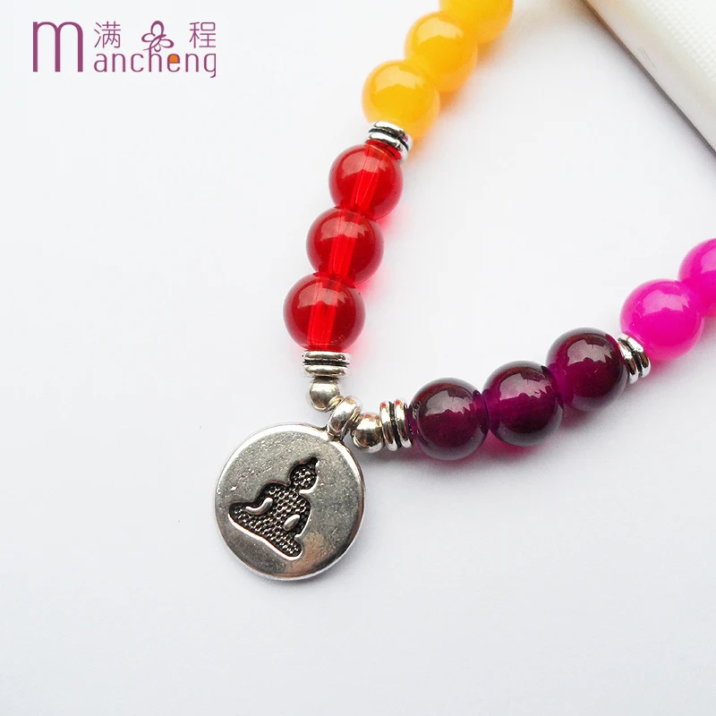 Браслет для йоги с 7 чакрами мужчин и женщин смешанные восстанавливающие цвета