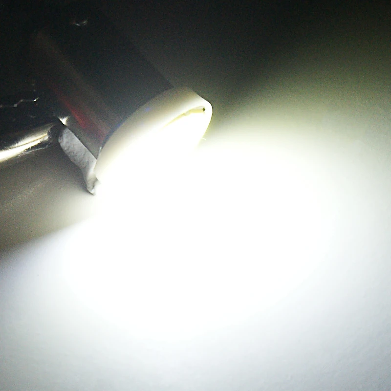 100 шт./лот Авто BA9S T4W cob SMD LED байонет авто свет резервные лампы Лампа Клин боковая