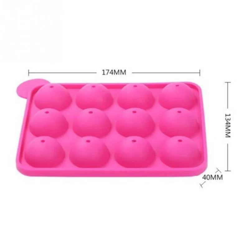 1 шт. силиконовая форма для леденцов с 12 отверстиями|mold cake|cookie decorating toolspop cakes tools |