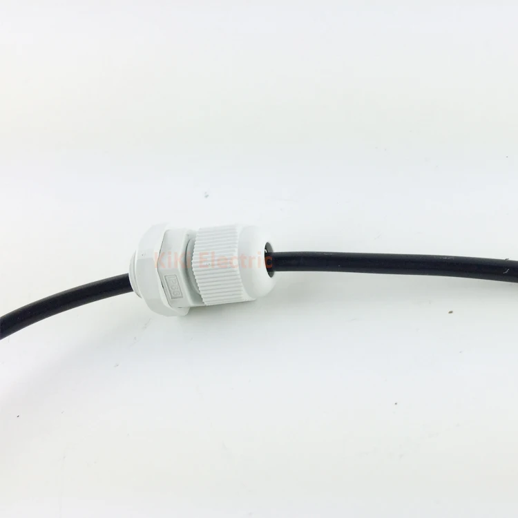 

100 шт./лот нейлоновый немецкий PG стиль серый или черный кабельный сальник для 4-8 мм кабеля или провода IP68 Водонепроницаемый PG9