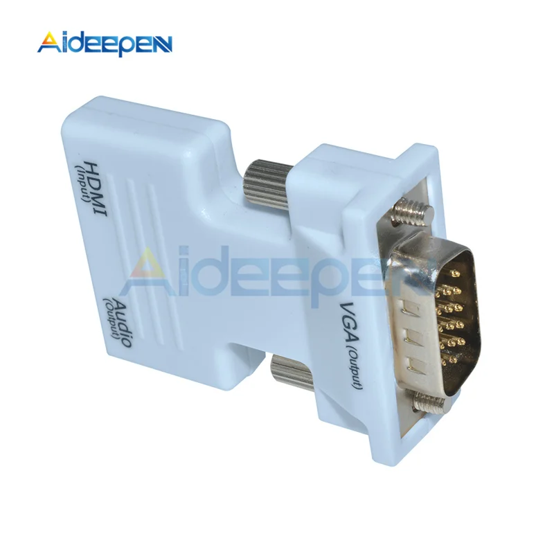 Кабель преобразователь hdmi vga 1080P с переходником Мама папа|Соединители| |