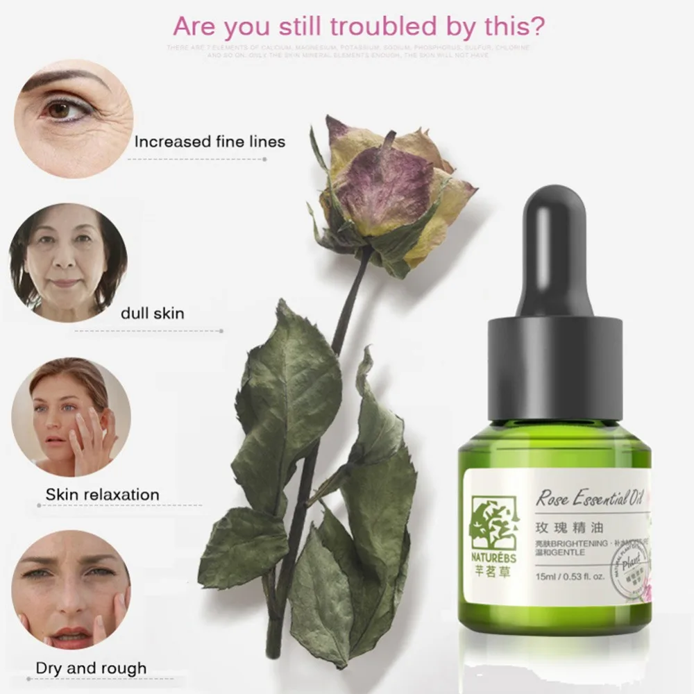 Эфирное масло розы для гладкой кожи против морщин старения кожи|Эфирное масло| |