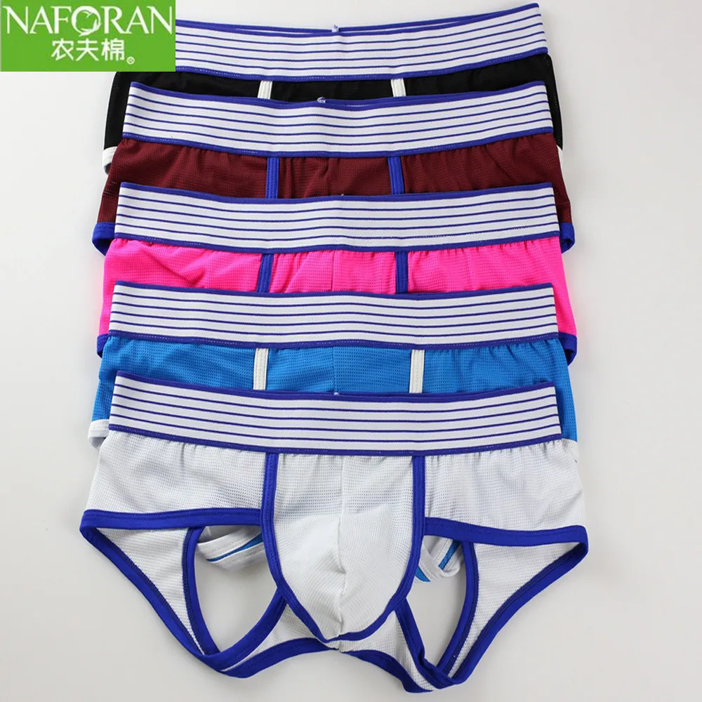 3 шт./лот Для мужчин пикантные Нижнее Бельё для девочек Ракушки Треугольники гей