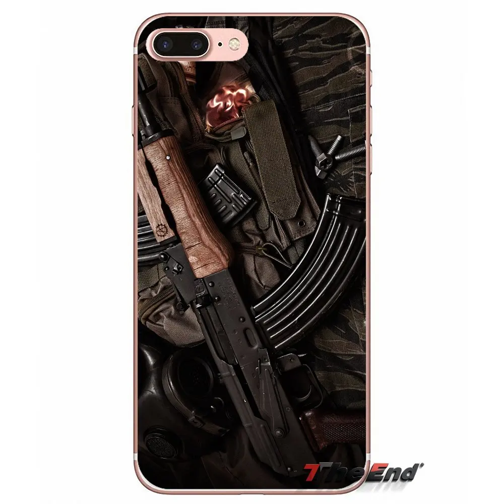 Надежный и надежный мягкий чехол AK47 для Huawei G7 G8 Ascend P7 P8 P9 Lite Honor 4C 5X 5C 6X Mate 7 8 9 Y3 Y5 Y6 II