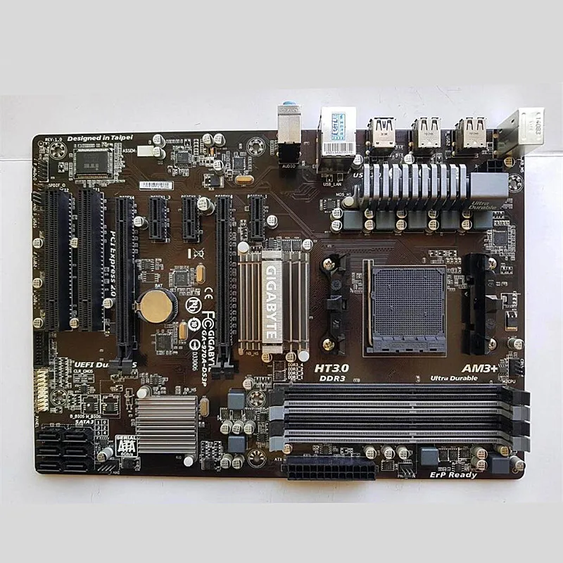 Оригинальная материнская плата 970 для Gigabyte GA 970A DS3P DDR3 AM3 + настольного