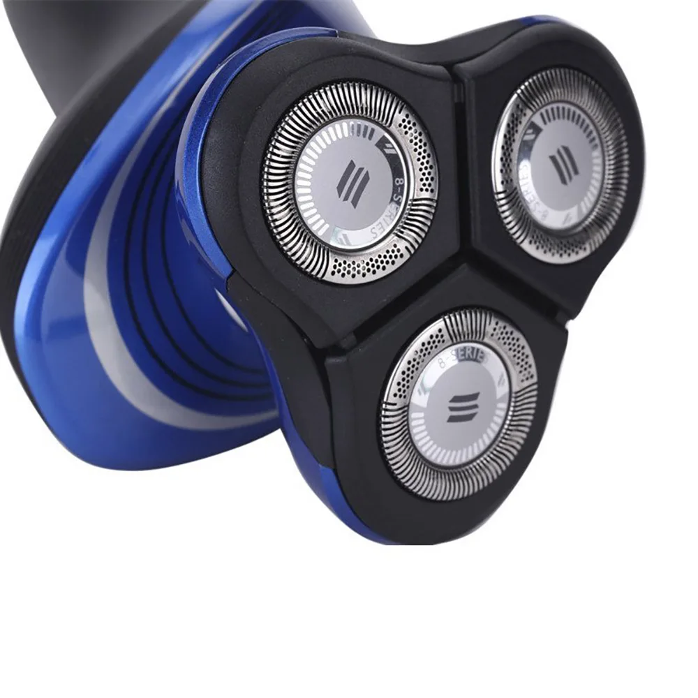 Philips Мужская электрическая бритва Водонепроницаемая RQ1150X синяя с триммером для волос и секатором для перезаряжаемой мощности 1 час быстрой зарядки