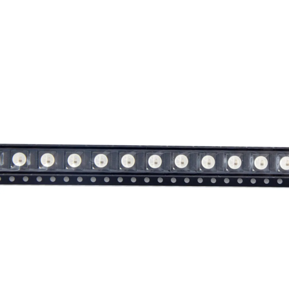 Светодиодный чип WS2812B с интеллектуальным управлением 10 ~ 1000 шт. 5050 RGB SMD