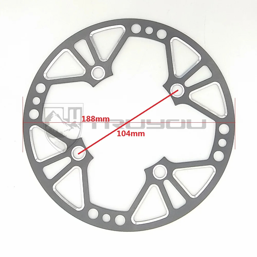 TRUYOU 104 BCD 42T 44T защита для колес из алюминиевого сплава MTB защита для горного велосипеда
