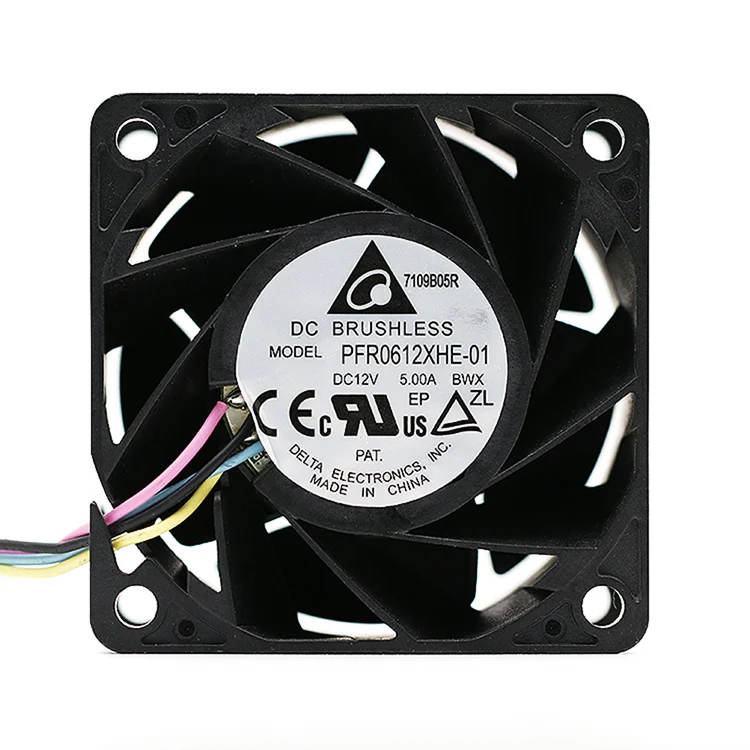 Новинка для delta PFR0612XHE 01 6038 12В 5.00A 60*60*38 мм серверный инвертор pwm 4 контактный осевой