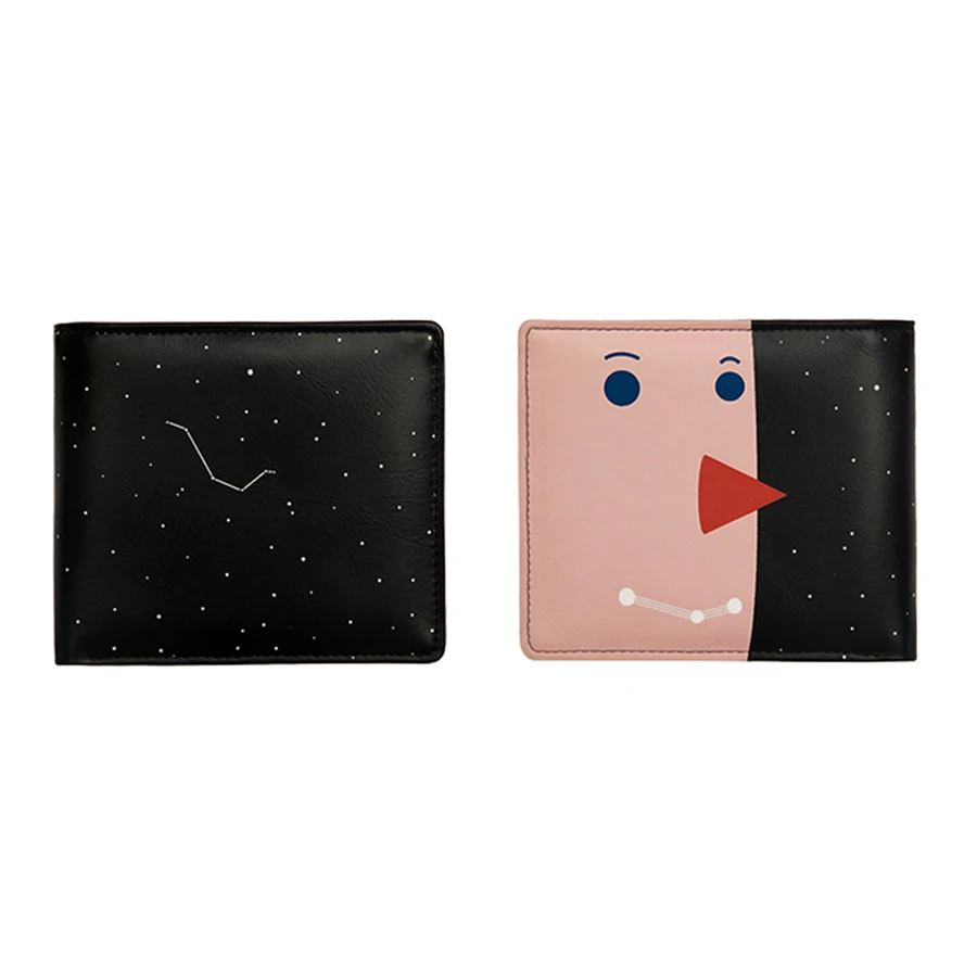 YIZISTORE оригинальные короткие кошельки из искусственной кожи со свежим интересным