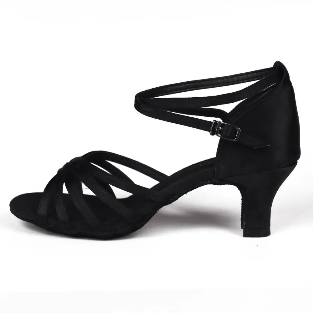 5cm heels Black Фирменная Новинка Для женщин Бальные туфли для латиноамериканских танцев, танго, туфли на каблуке, Лидер продаж 5 см/7 см; женские туфли - Цвет: 5cm heels Black