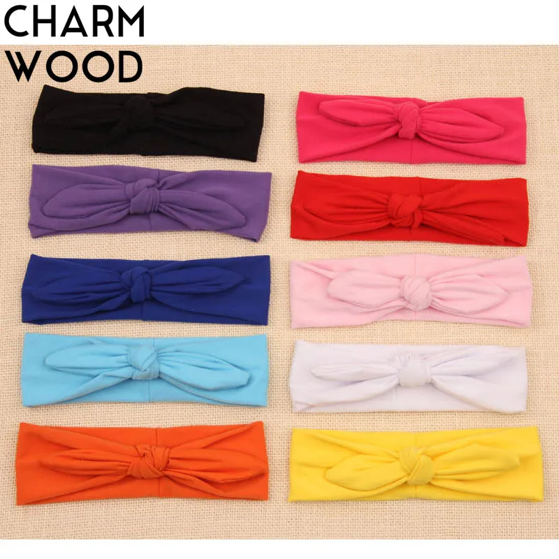 Charm wood/цельная повязка для волос мальчиков и девочек на голову с бантом