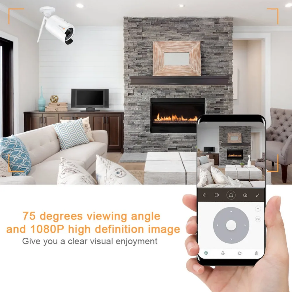 1080P ONVIF WI FI Водонепроницаемый Камеры Скрытого видеонаблюдения Беспроводной IP