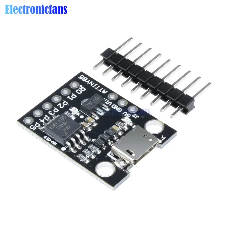 Плата разработки ATtiny ATtiny85 Digispark Kickstarter Micro USB модуль для микроконтроллера низкой