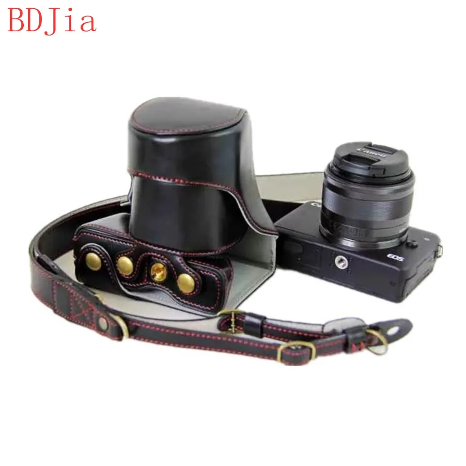 Новый роскошный кожаный чехол для камеры Canon EOS M10 M100 M200 цифровой из искусственной