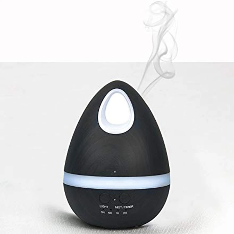 Деревянный ароматерапия машина ультра тихий очиститель воздуха с красочным