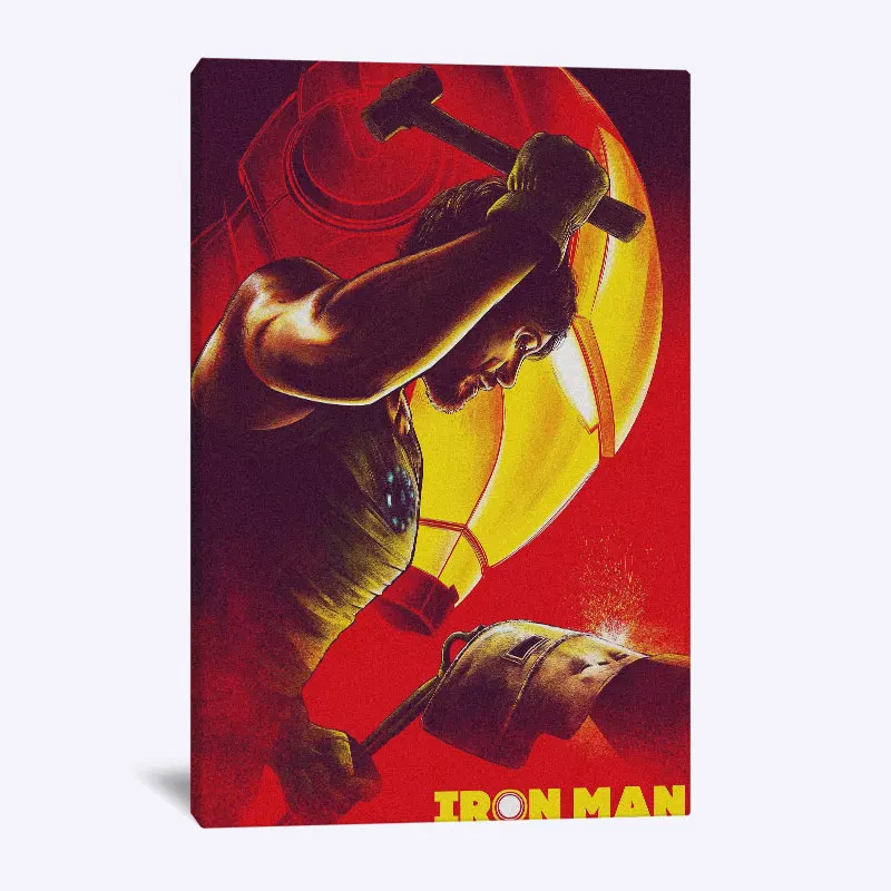 iCV 29 Железный человек эндшпиль плакат Marvel настенная живопись холст для детей подростков гостиная для дома Спальня для учебы в общежитии художественный Декор принты - Цвет: iCV 29