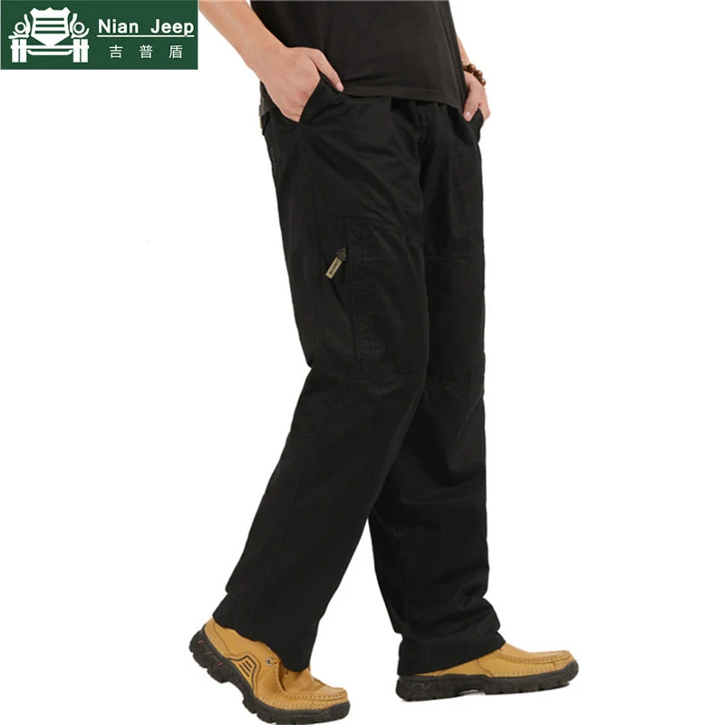 Брюки карго мужские повседневные свободные тактические штаны в стиле милитари