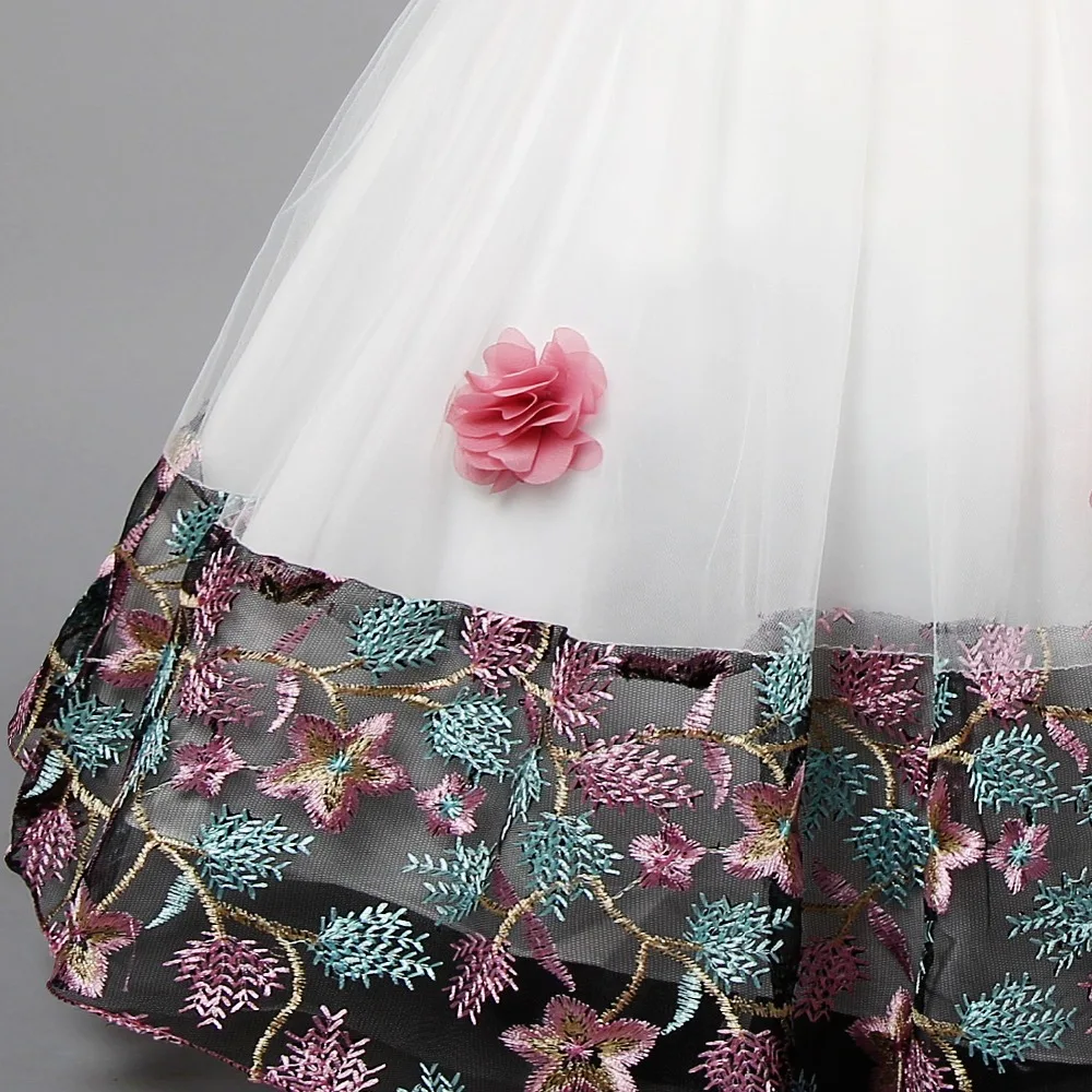 My Princess/платье с цветочным рисунком для девочек одежда ребенок костюм элегантное