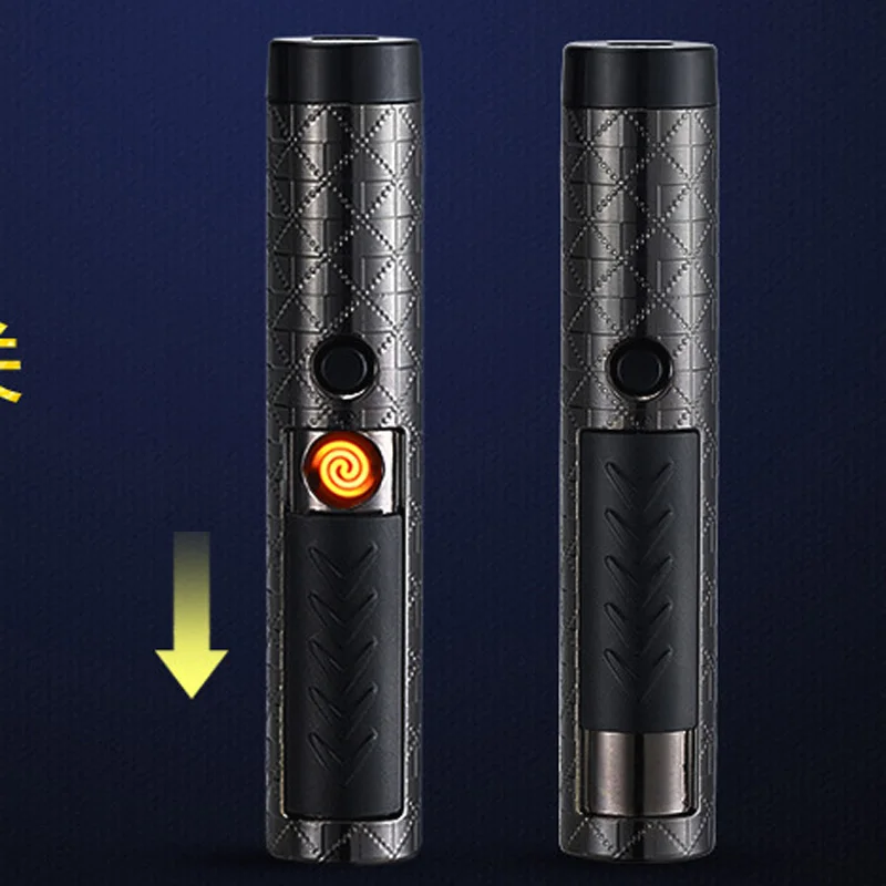 Новинка 2017 USB электронные зажигалки лазерная командная ручка зажигалка
