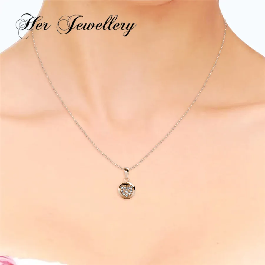 Her Jewellery Faith Heart Pendant necklace new product pendant for women decorative Made with crystals from Swarovski HP0162 | Украшения и