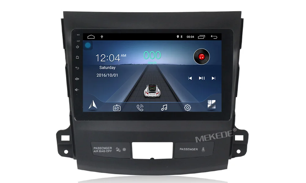 MEKEDE Автомобильная магнитола dvd мультимедиа " Android 8,1 для Mitsubishi Outlander 2006- peugeot 4007/Citroen C-Cross gps навигация