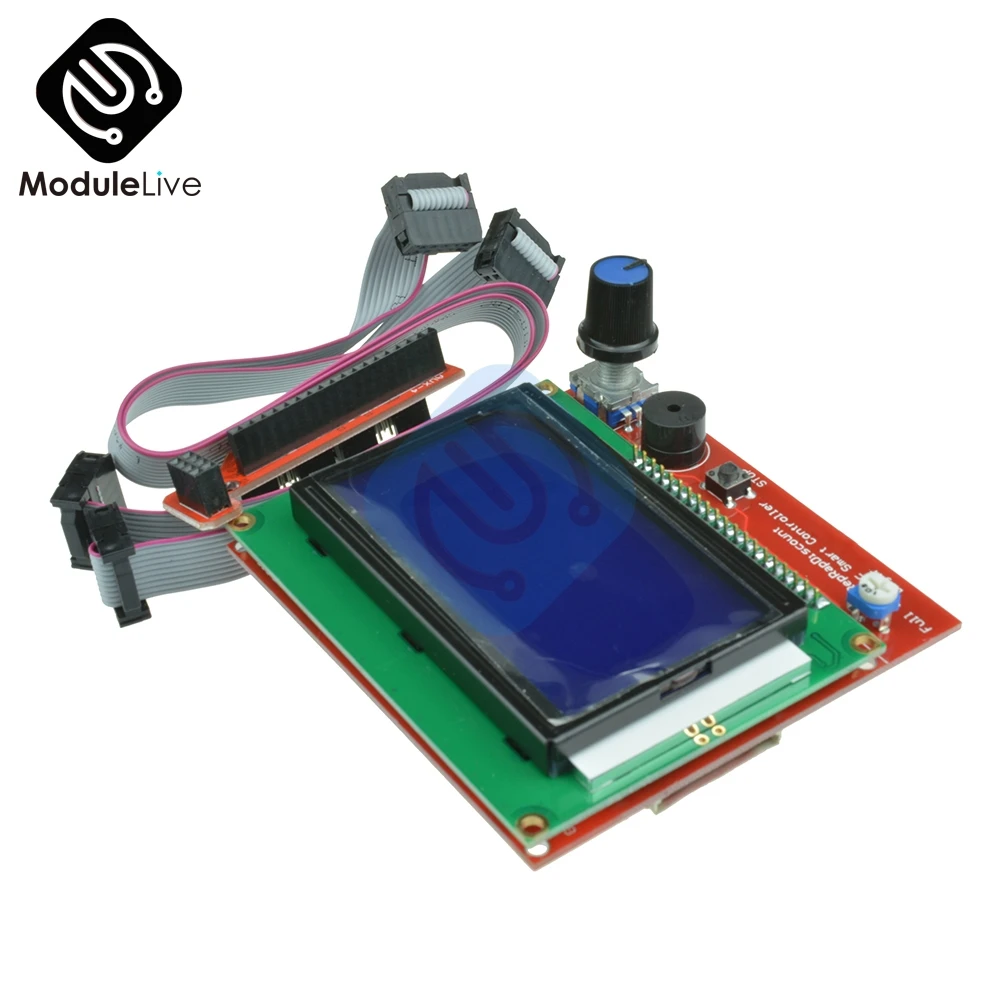 Умные запчасти RAMPS 1 4 lcd 12864 128*64 панель контроллера дисплей монитор материнская