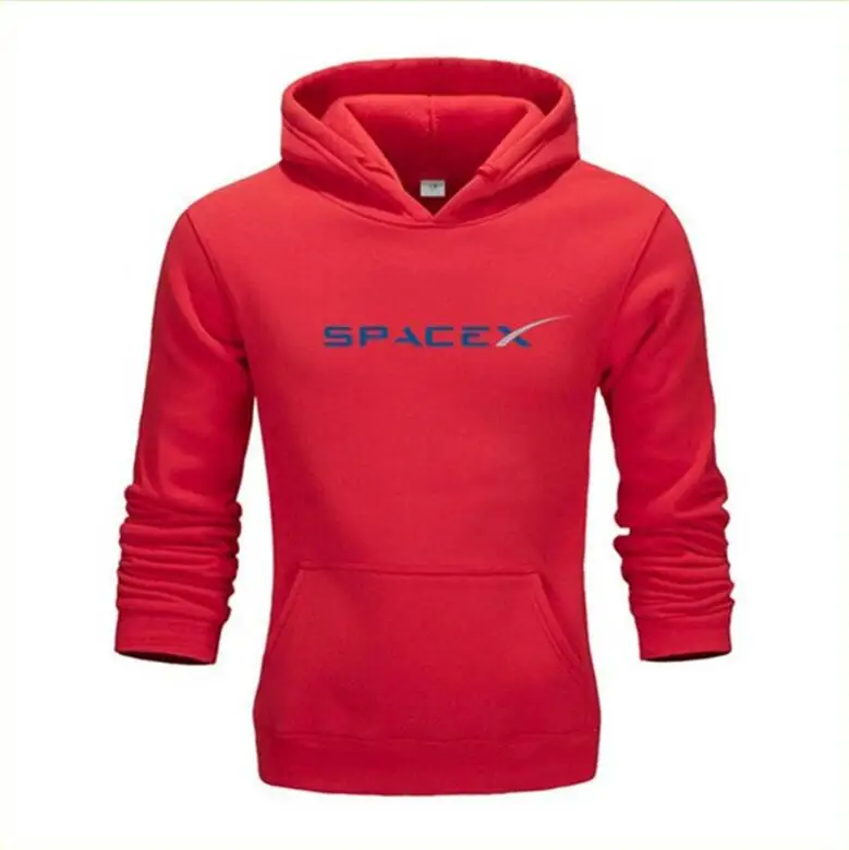 Весна 2019 толстовки SpaceX мужские с логотипом Space X популярная Толстовка на заказ