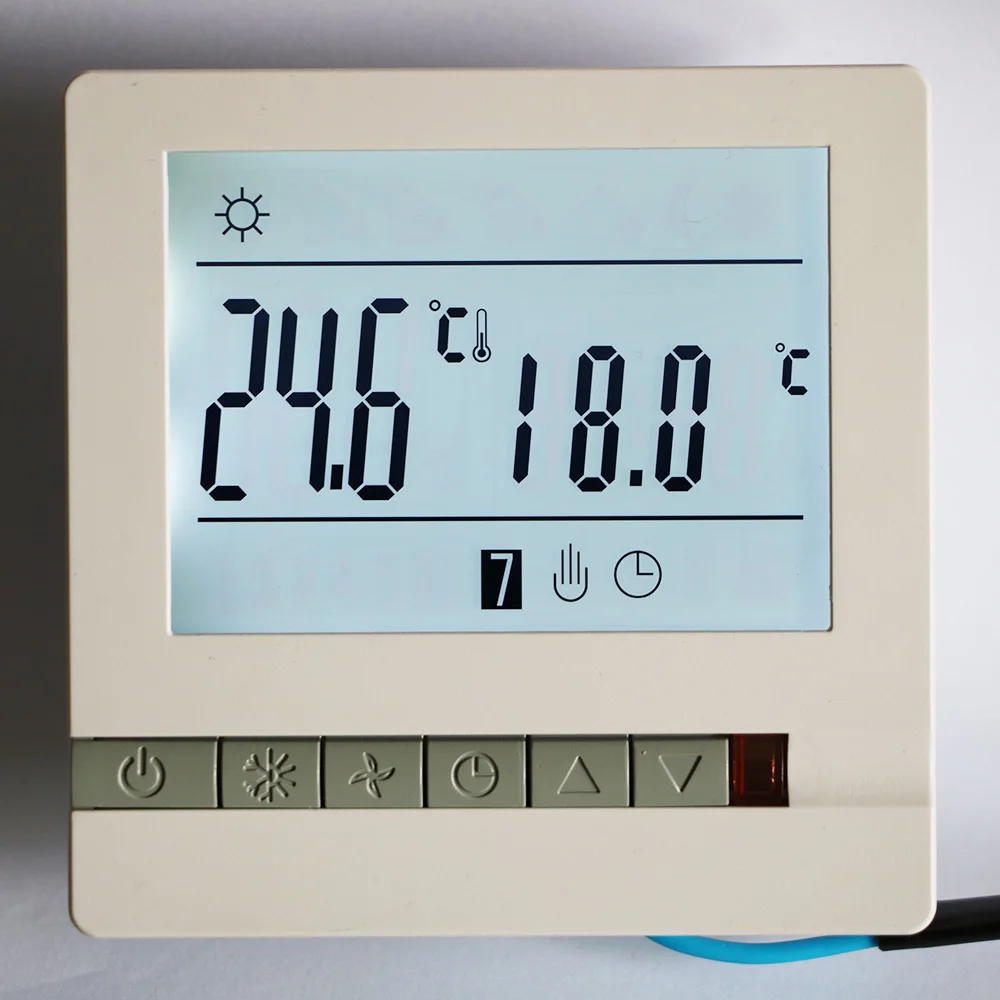 MINCO HEAT MK605W 220V 3A регулятор температуры водонагревательного газового котла для NC без привода lcd Еженедельный программный контроллер