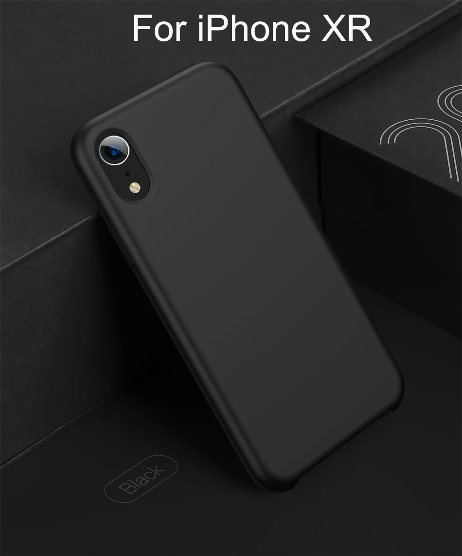 Чехол для телефона Baseus для iPhone XS Max XR Capinhas роскошный жидкий силиконовый чехол для iPhone XSMax XR Funda Bumper Coque