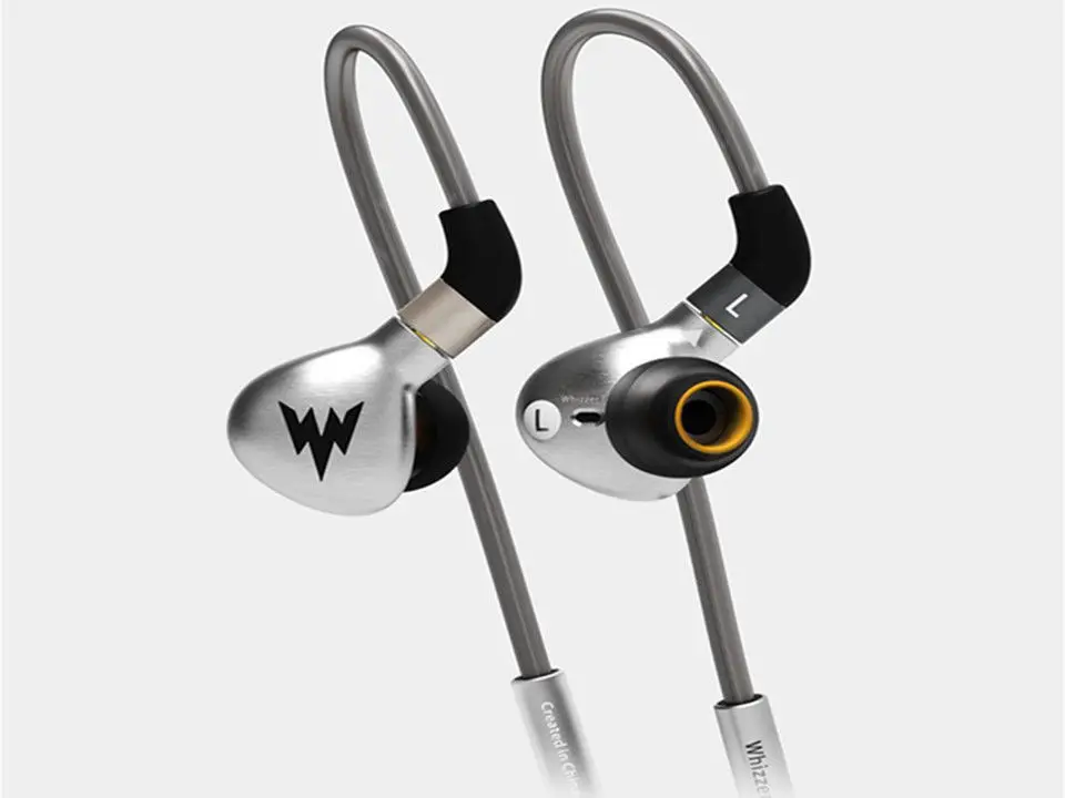 Whizzer A15 Динамический драйвер аудио высокой четкости наушники вкладыши с MMCX
