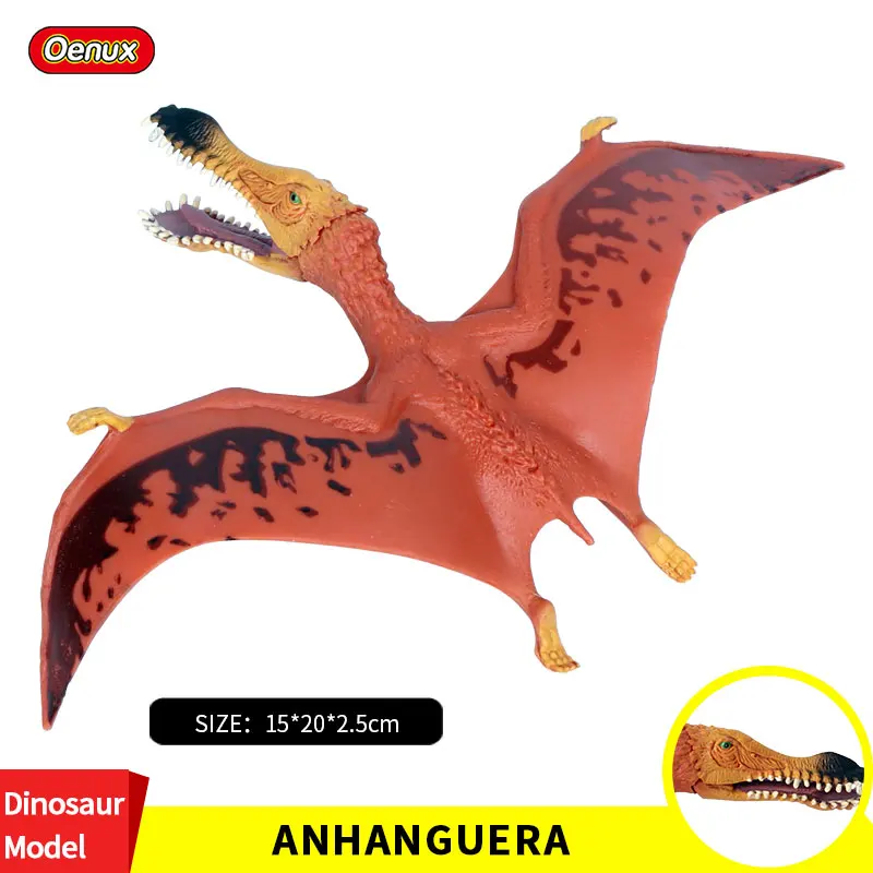 Oenux новый открытый рот Anhanguera Pteranodon Юрский динозавр экшн фигурки Pterodactyl модель