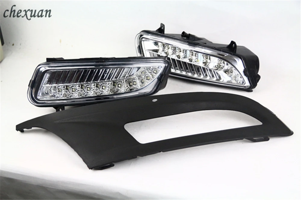 CSCSNL 1 комплект светодиодный одов для Volkswagen VW Polo 2010 2011 2012 2013 2014 DRL дневные ходовые