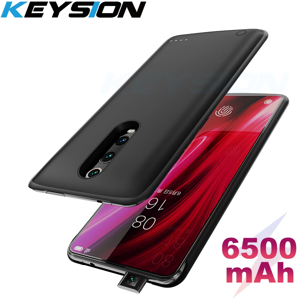 KEYSION 6500 мАч портативный аккумулятор чехол для Xiaomi Mi 9T Pro Mi9 SE A2 аккумулятор внешний аккумулятор Зарядка чехол для Redmi K20 Note 7