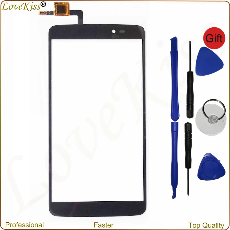Новый 5 &quotЧерный сенсорный экран дигитайзер для Alcatel One Touch Idol 3 6045 OT6045 6045Y передняя