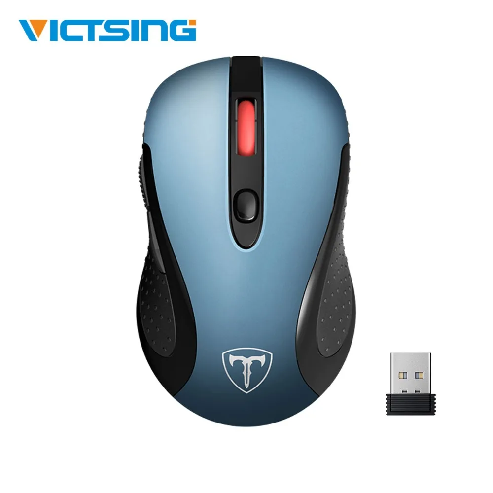 VicTsing 2 4G Nano приемник беспроводная мышь 6 кнопочная игровая Супер долгий срок
