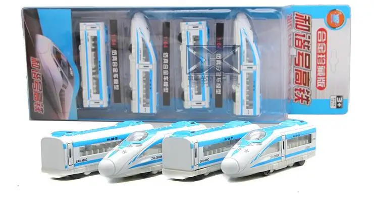 1: 64 игрушки из сплава с магнитным соединением, Harmony No. Модель силового поезда, оттягивающая Металлическая Модель литья под давлением, детские подарки