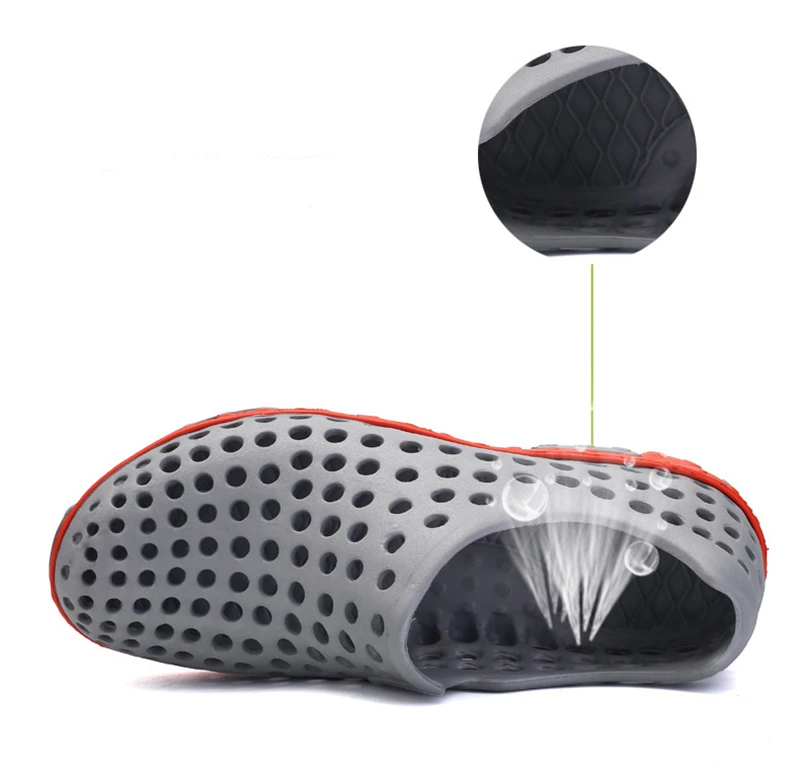 Beach Sandals Summer Water Shoes Men Breathable Upstream Man River Sea Slippers Outdoor | Спорт и развлечения
