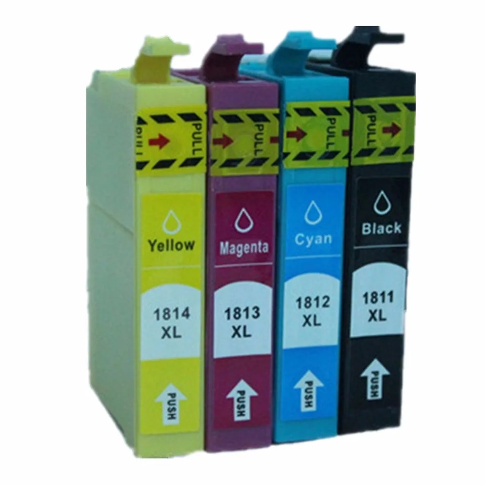 

Replacement T1801 T1811 18 XL E-1811 E-18101 T1804 T1814 Ink Cartridges For Expression Home XP- 402 405 405WH 212 215