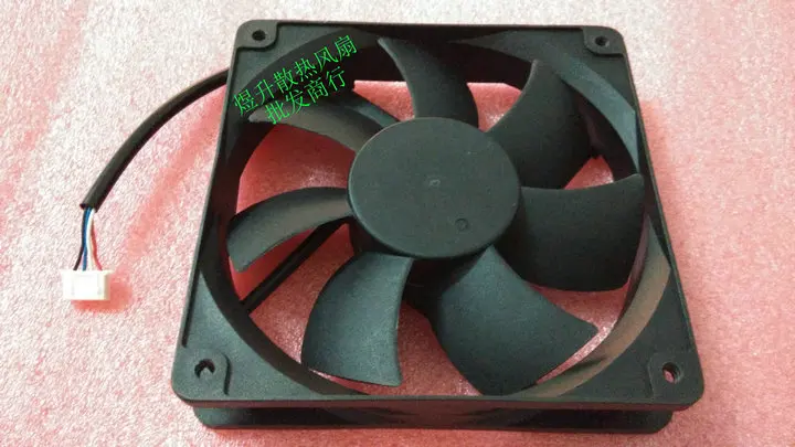 ADDA 12025 AD1212HB-A7BGL 120*120*25.4mm 12cm DC12V 0.37A temperature control titanium battery power supply fan | Компьютеры и офис