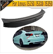 Автомобильный задний бампер диффузор бампер губы для Lexus IS250 IS300 IS350 2006-2011 PU черный