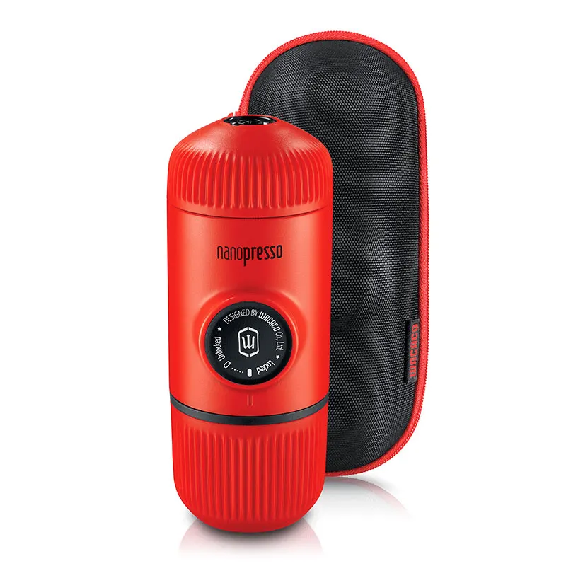 Wacaco Nanopresso портативная кофеварка для эспрессо Новый красочный + чехол обновленная