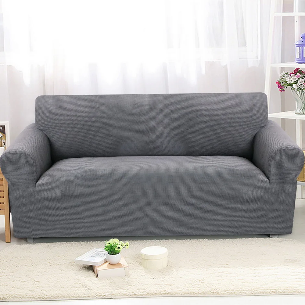 IVYSHION 1/2/3 Seater Solid чехлы для диванов из спандекса современные эластичные