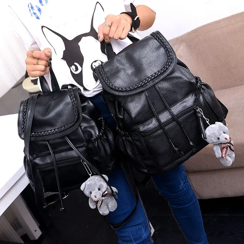 Модный Дорожный рюкзак для женщин 2018 водонепроницаемый женский из искусственной