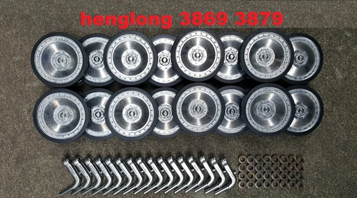 Henglong 3869 1 3879 1/16 RC tank металлические детали для модернизации wheels set|set red|set necklacewheel