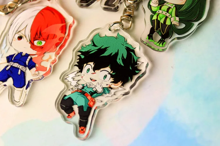 Аниме Моя геройская Академия Boku no Hero Akademia Midoriya Bakugou Katsuki акриловый брелок экшн