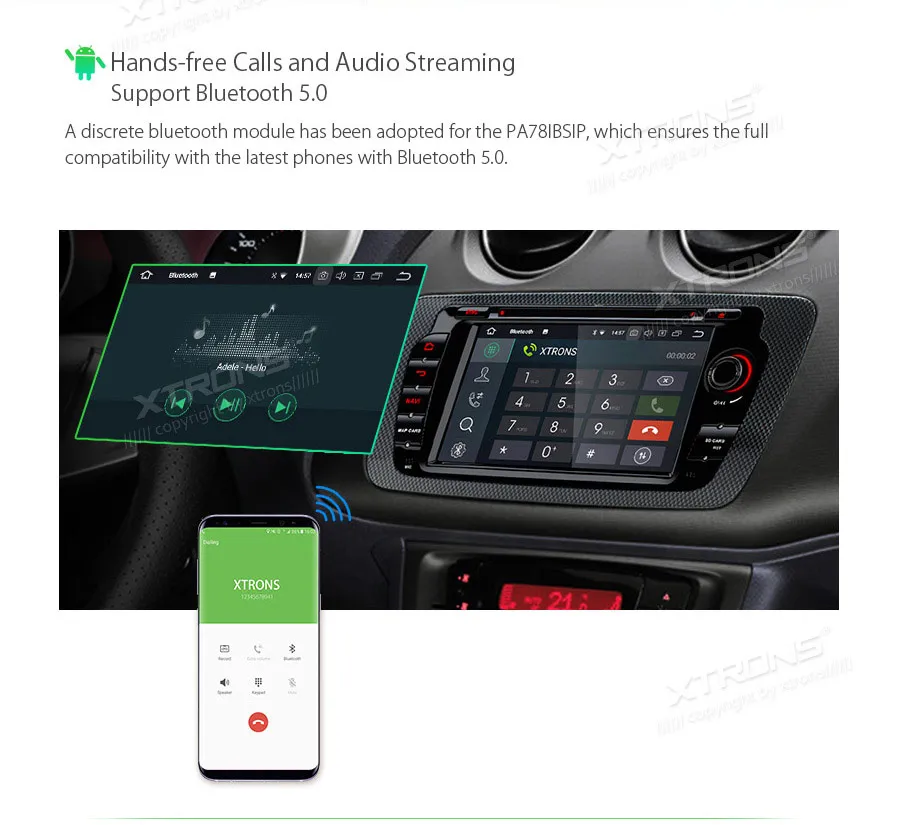 XTRONS " Android 8,1 радио gps RCA RDS автомобильный DVD плеер для Seat Ibiza MK4 6J SportCoupe Ecomotive Cupra 2009 2010 2011 2012 2013